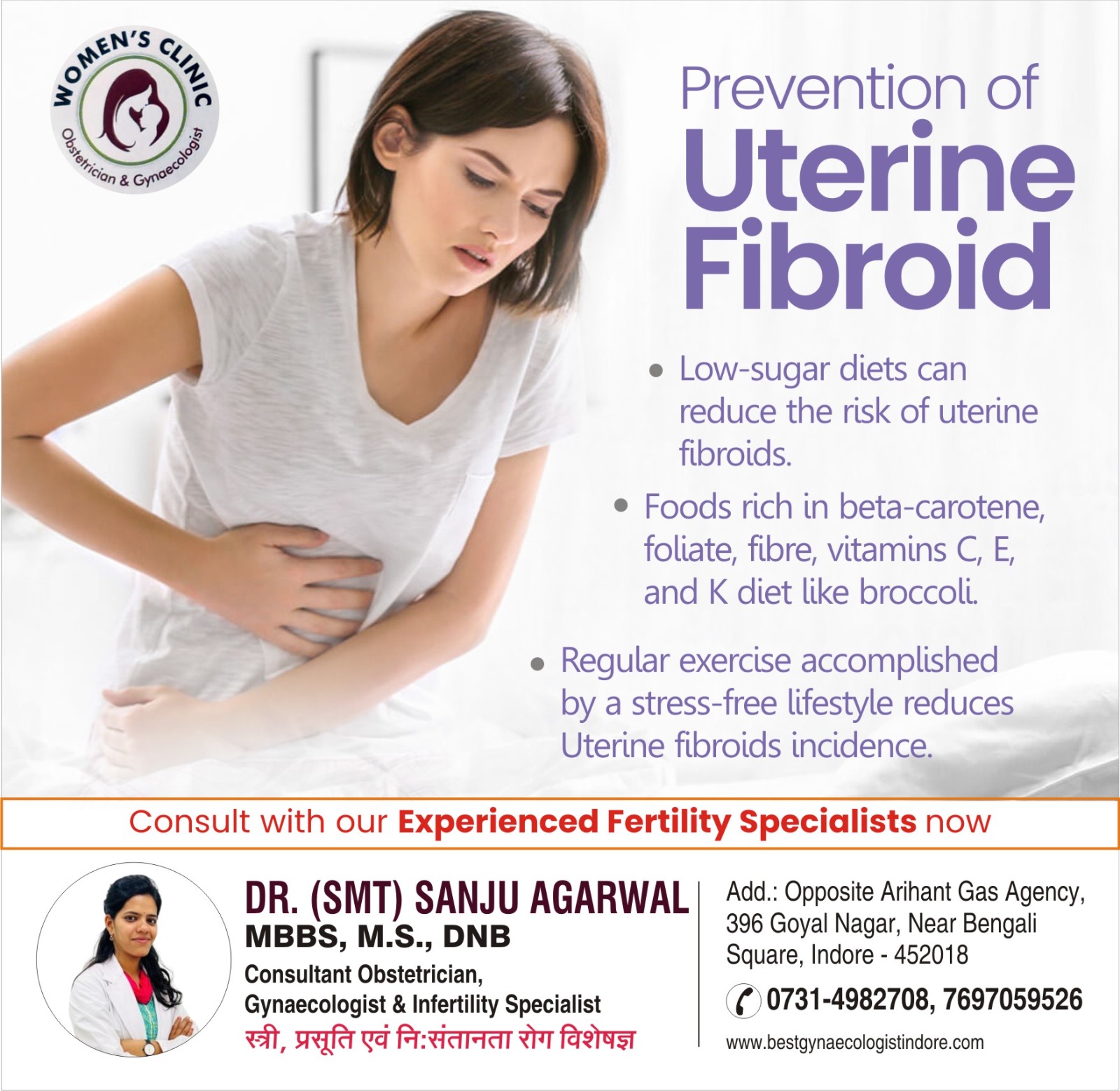 Best Gynecologist for Uterine Fibroids Treatment in Indore