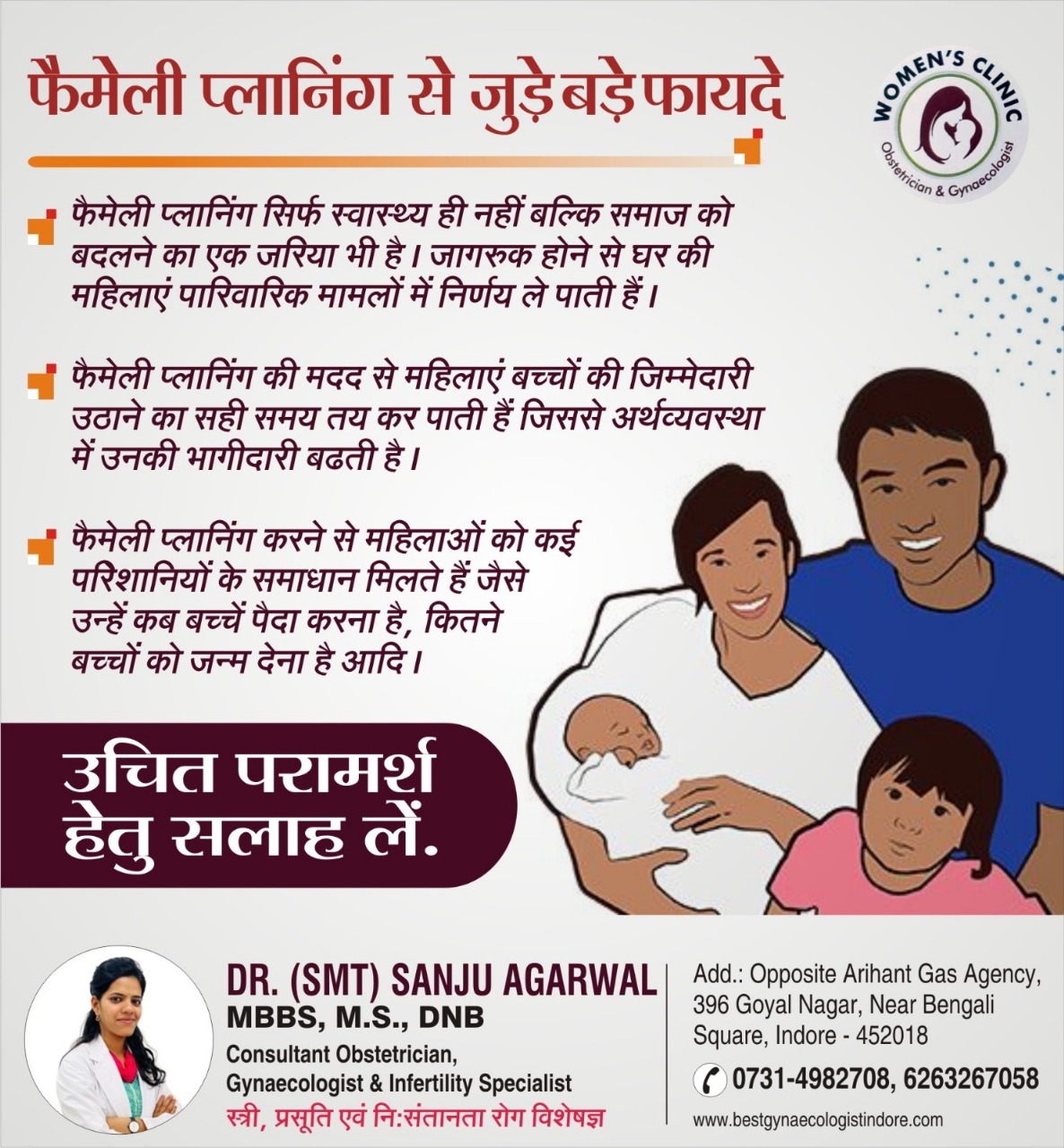 Best Doctor for Family Planning In Indore